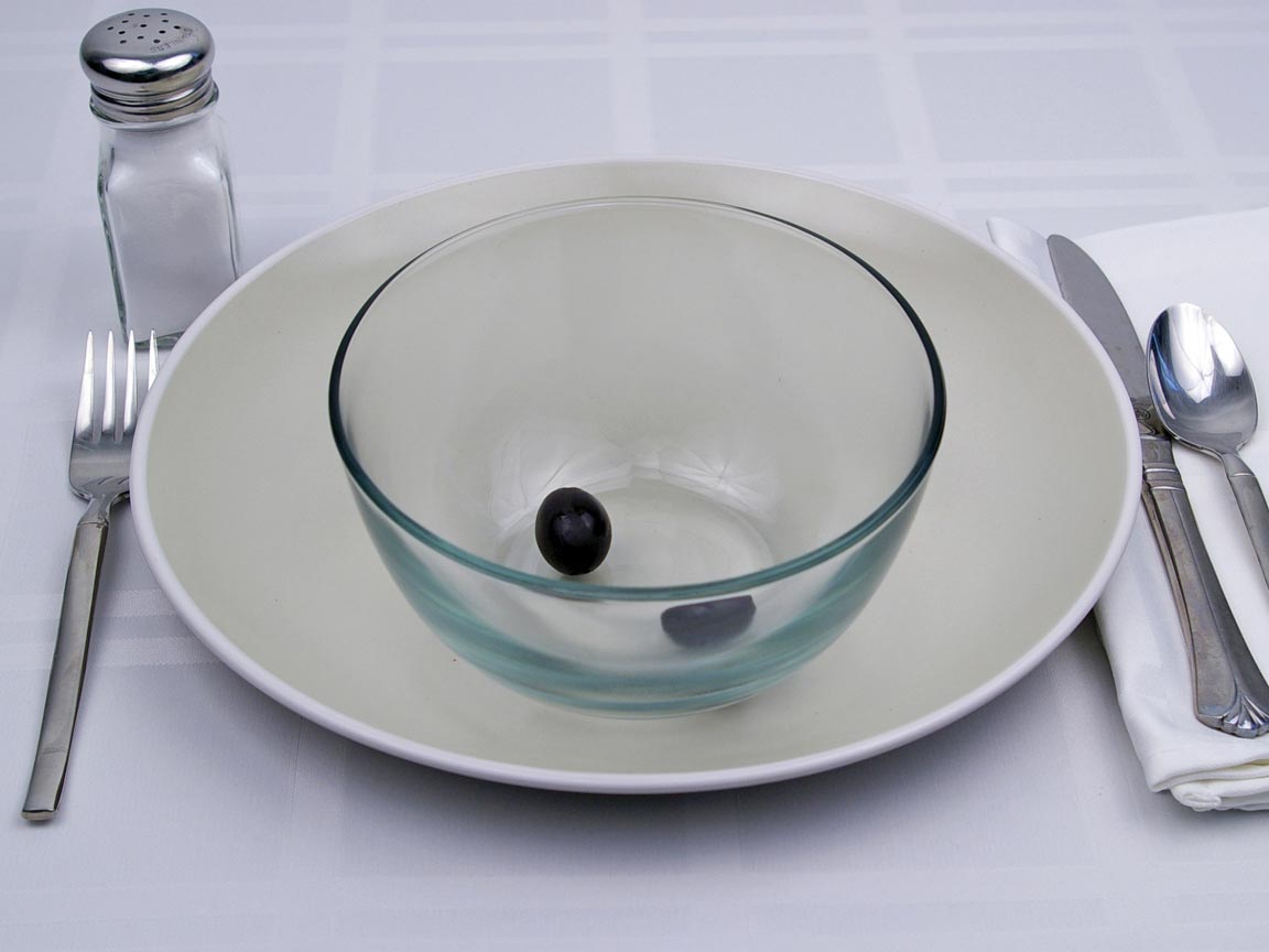 Calories in 2 olive(s) of Black Olives - Large