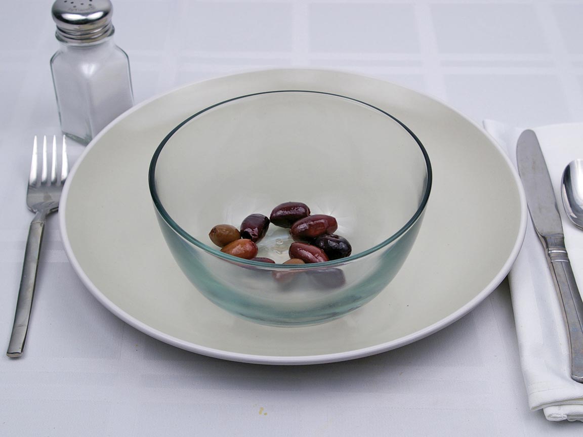 Calories in 10 olive(s) of Kalamata Olives