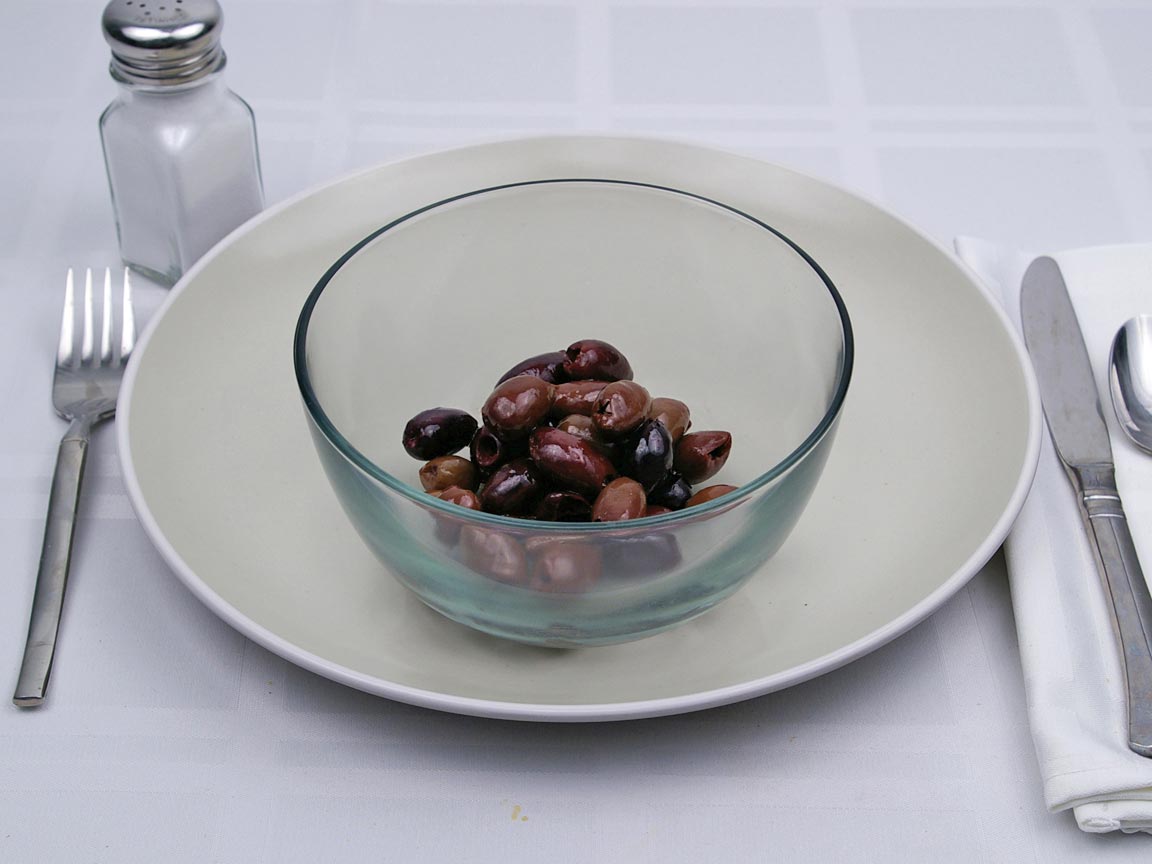 Calories in 32 olive(s) of Kalamata Olives