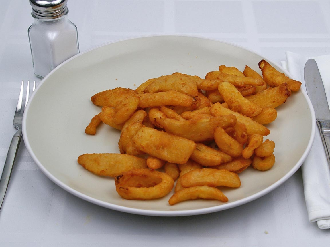 Calories in 282 grams of Fried Onion Petals