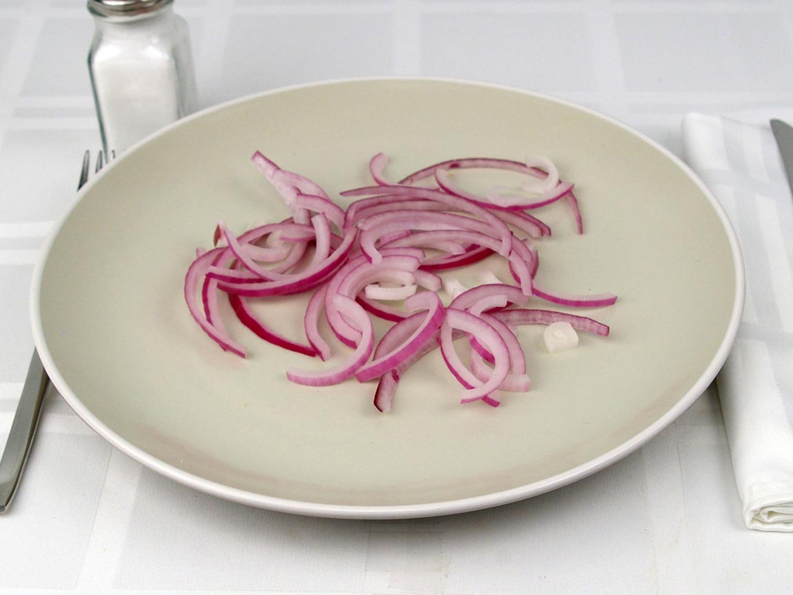 Calories in 40 grams of Red Onion