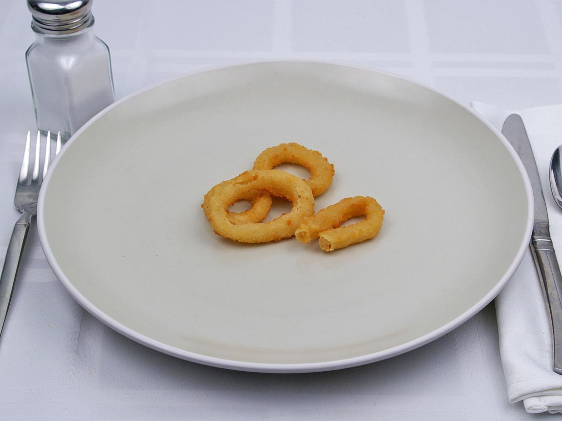Calories in 0.66 value of Burger King - Onion Rings