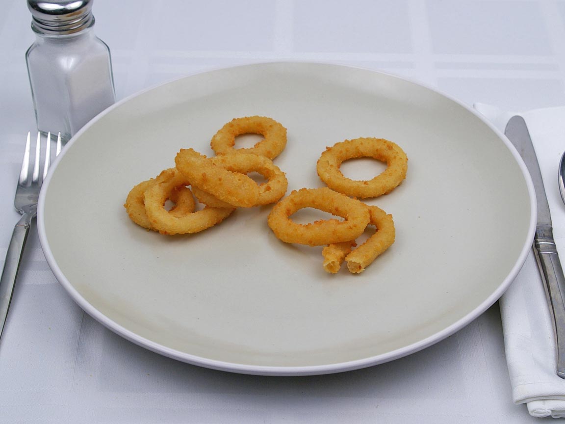 Calories in 1.32 value of Burger King - Onion Rings