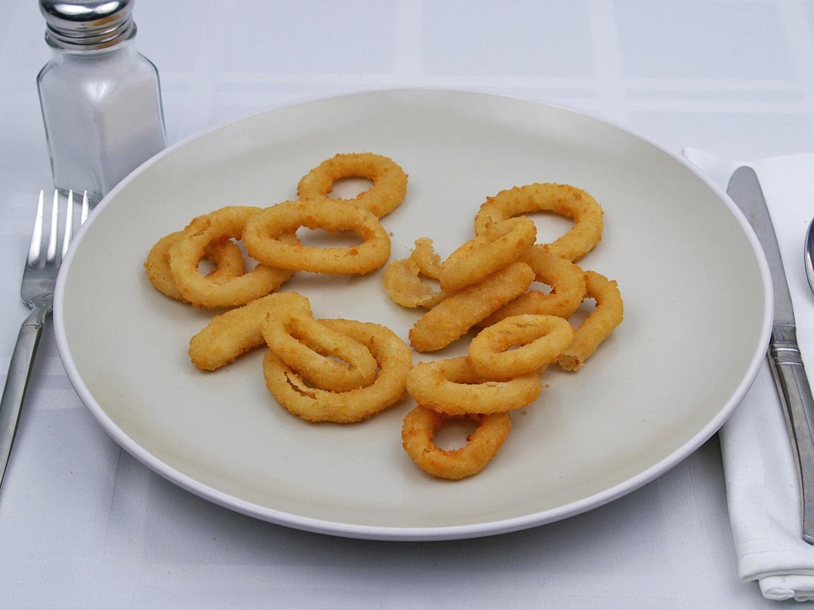 Calories in 2.64 value of Burger King - Onion Rings