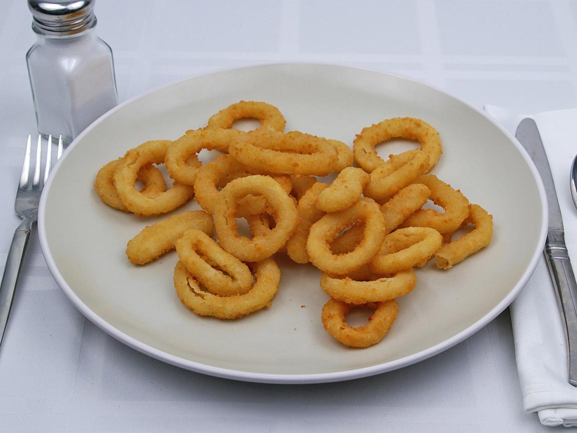 Calories in 4.62 value of Burger King - Onion Rings