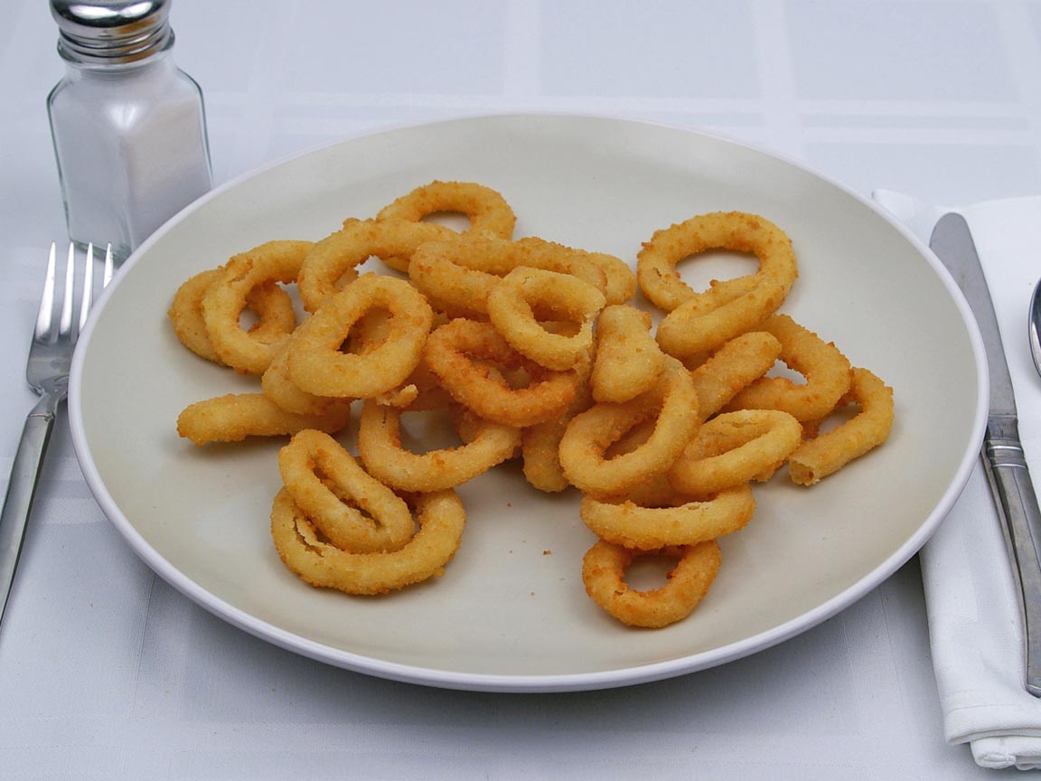 Calories in 5.27 value of Burger King - Onion Rings