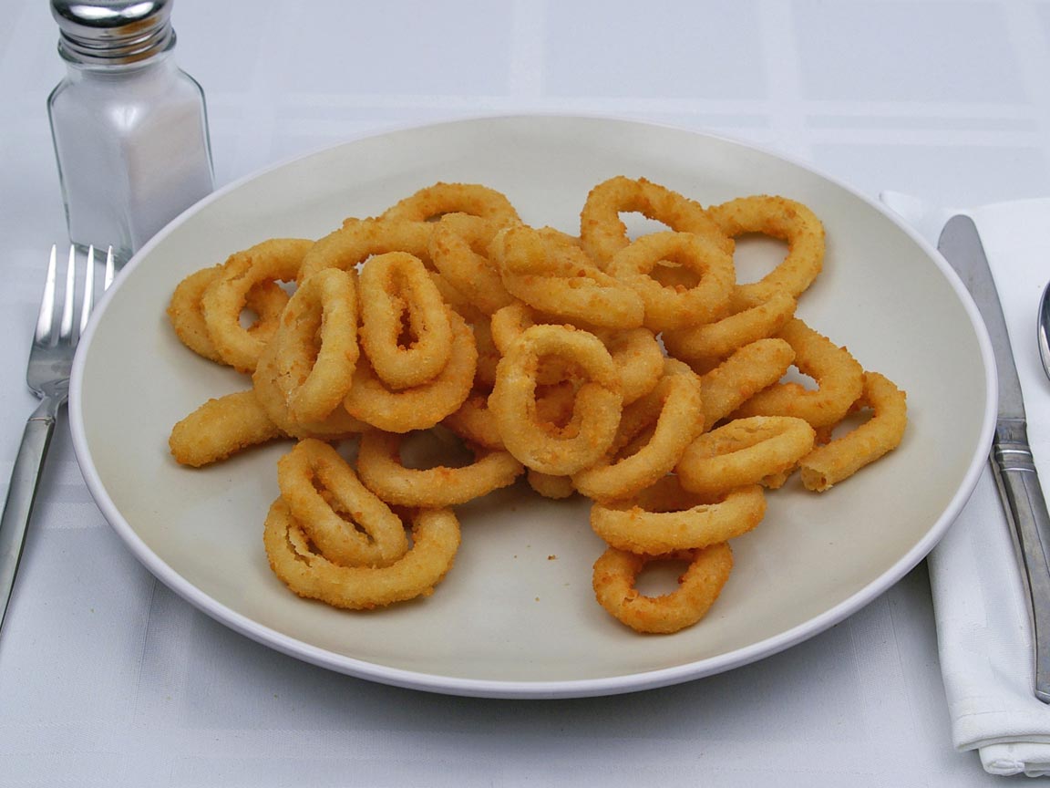 Calories in 6.59 value of Burger King - Onion Rings