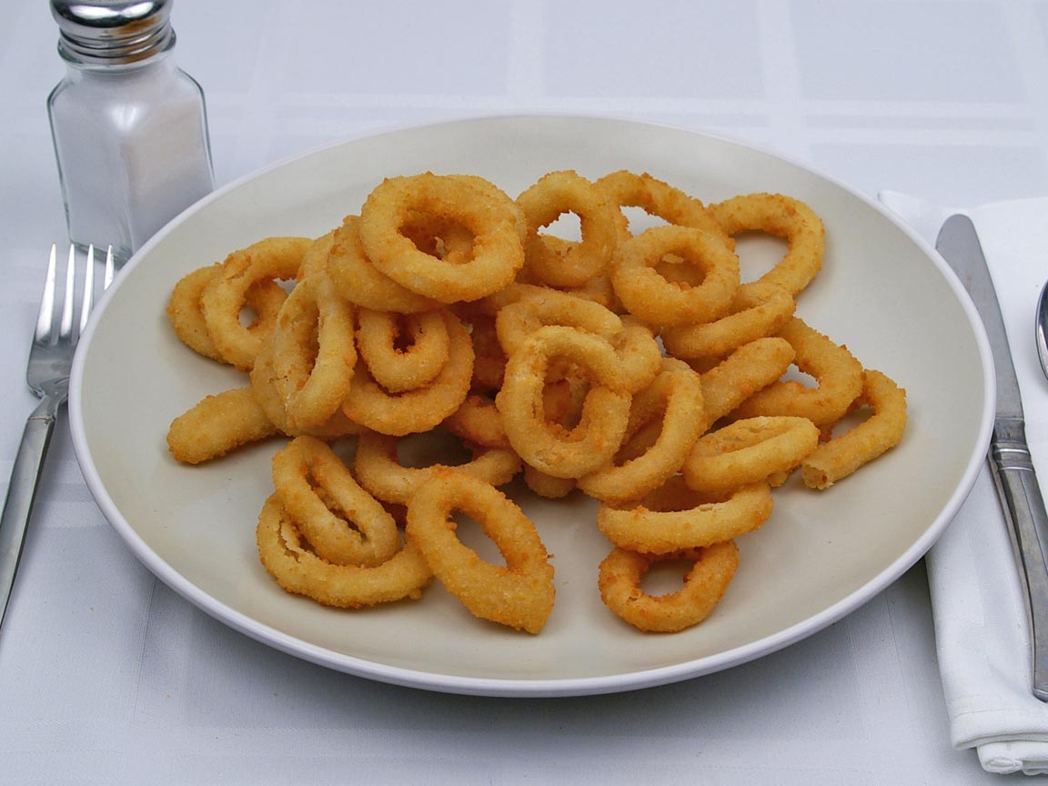 Calories in 7.25 value of Burger King - Onion Rings