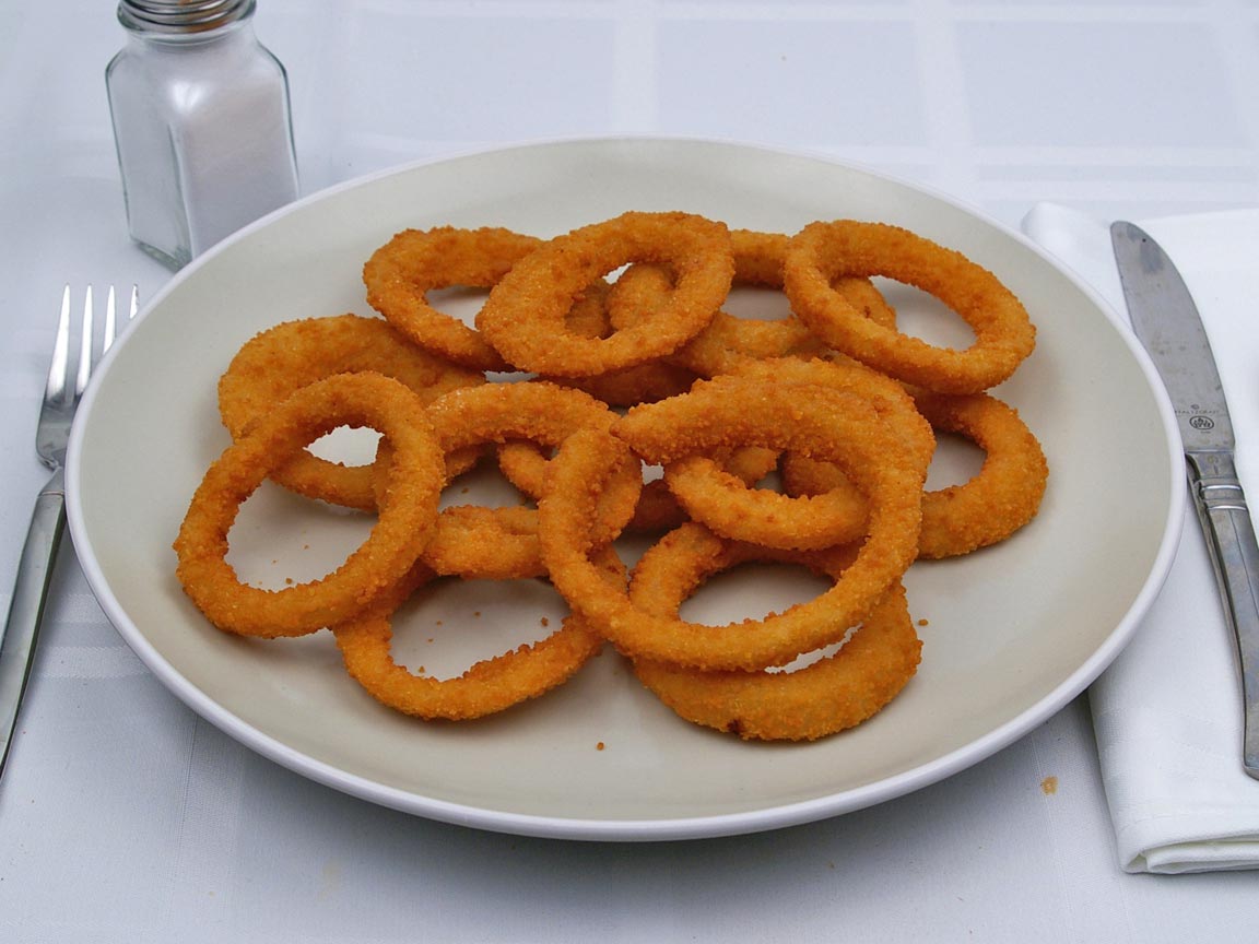 Calories in 1.63 serving(s) of Carl's Jr - Onion Rings