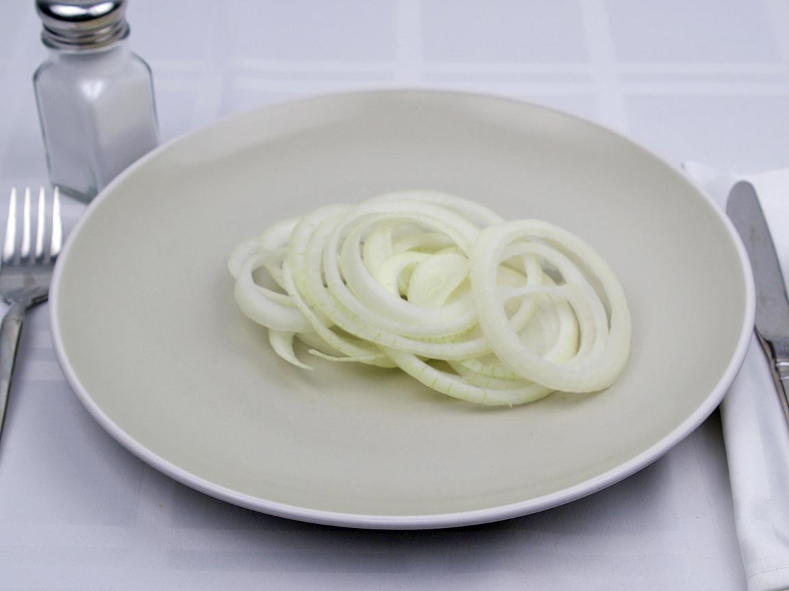 Calories in 85 grams of Yellow Onion