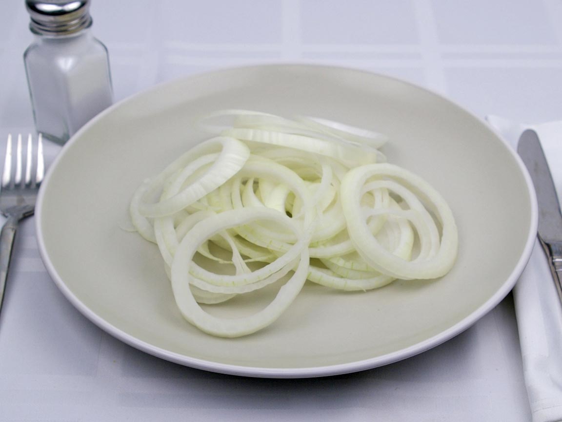 Calories in 141 grams of Yellow Onion