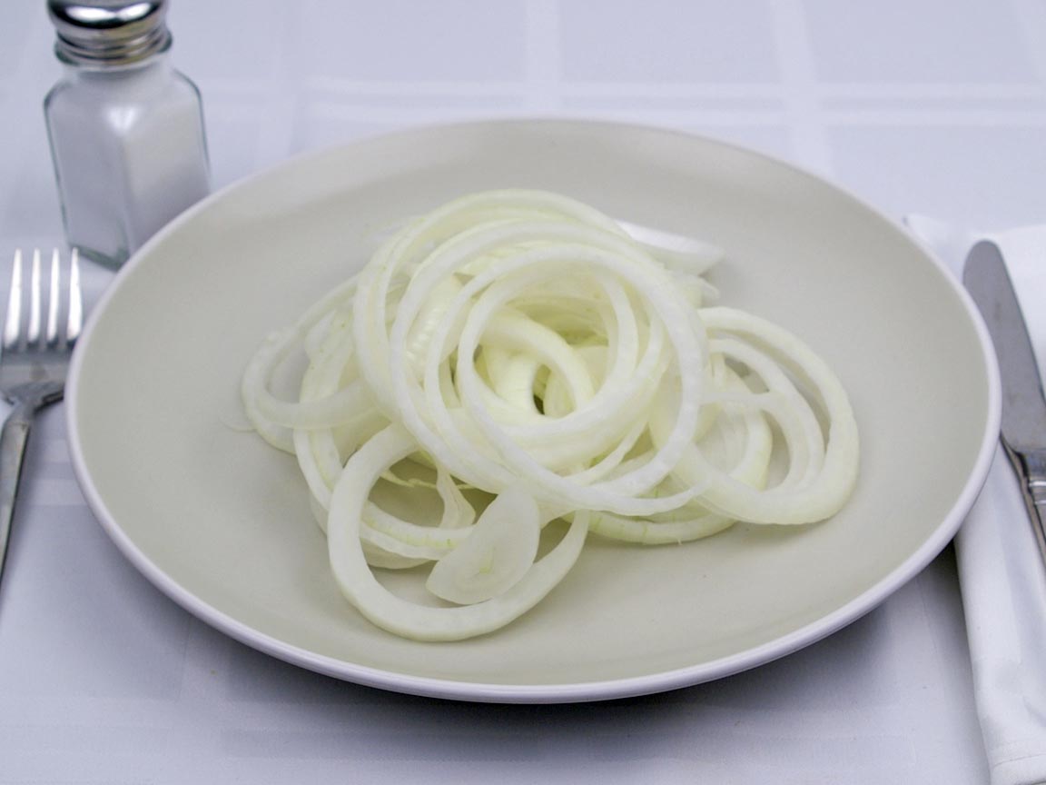 Calories in 170 grams of Yellow Onion