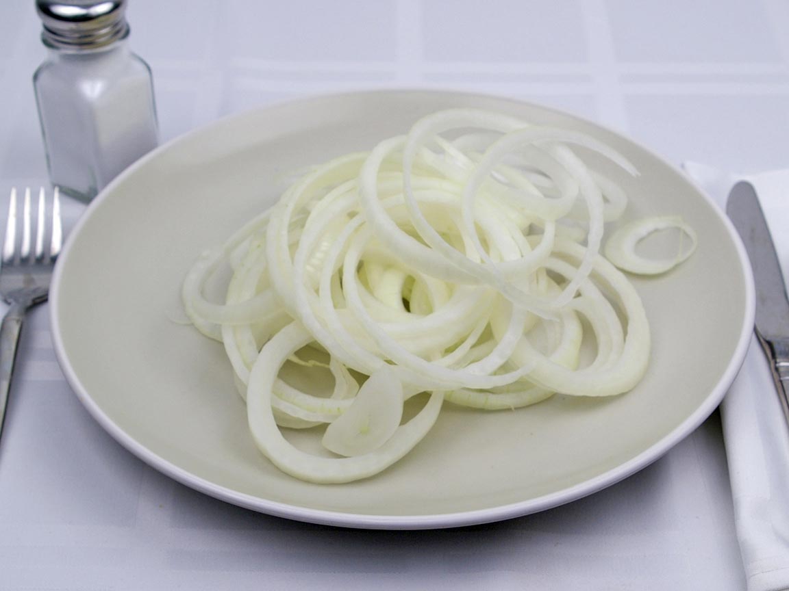 Calories in 198 grams of Yellow Onion