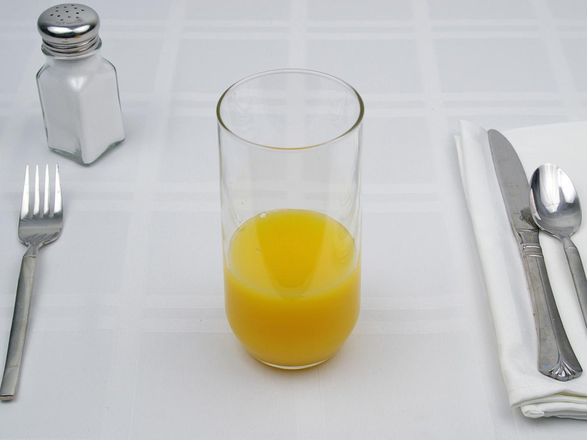 Calories in 6 fl oz(s) of Orange Juice - Avg