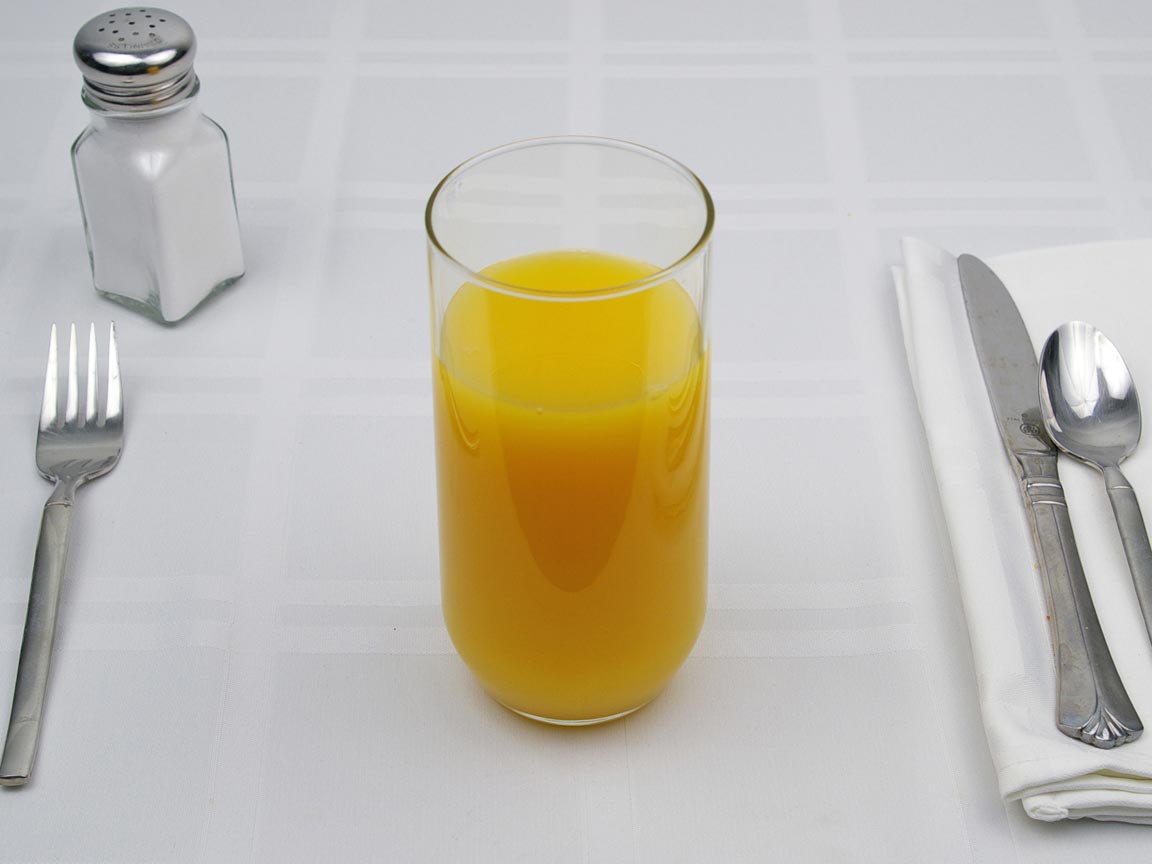 Calories in 12 fl oz(s) of Orange Juice - Trop 50
