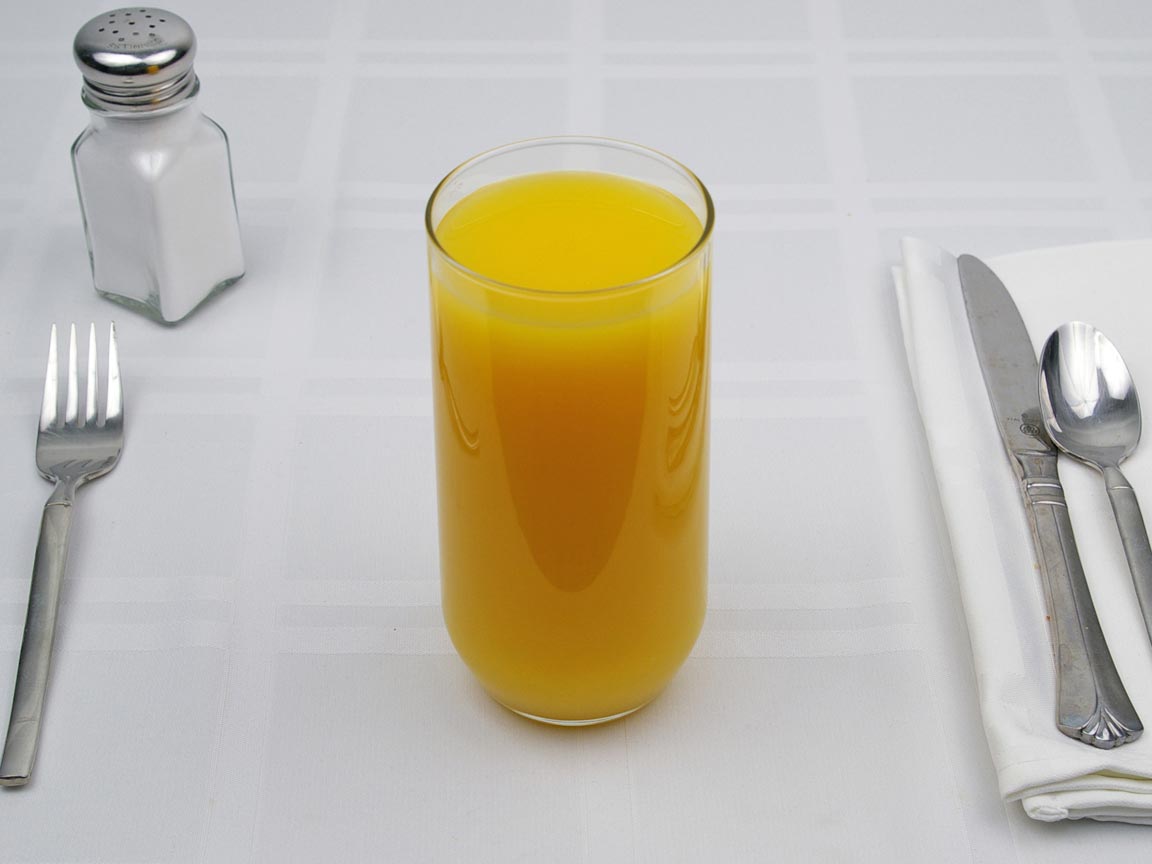 Calories in 15 fl oz(s) of Orange Juice - Avg