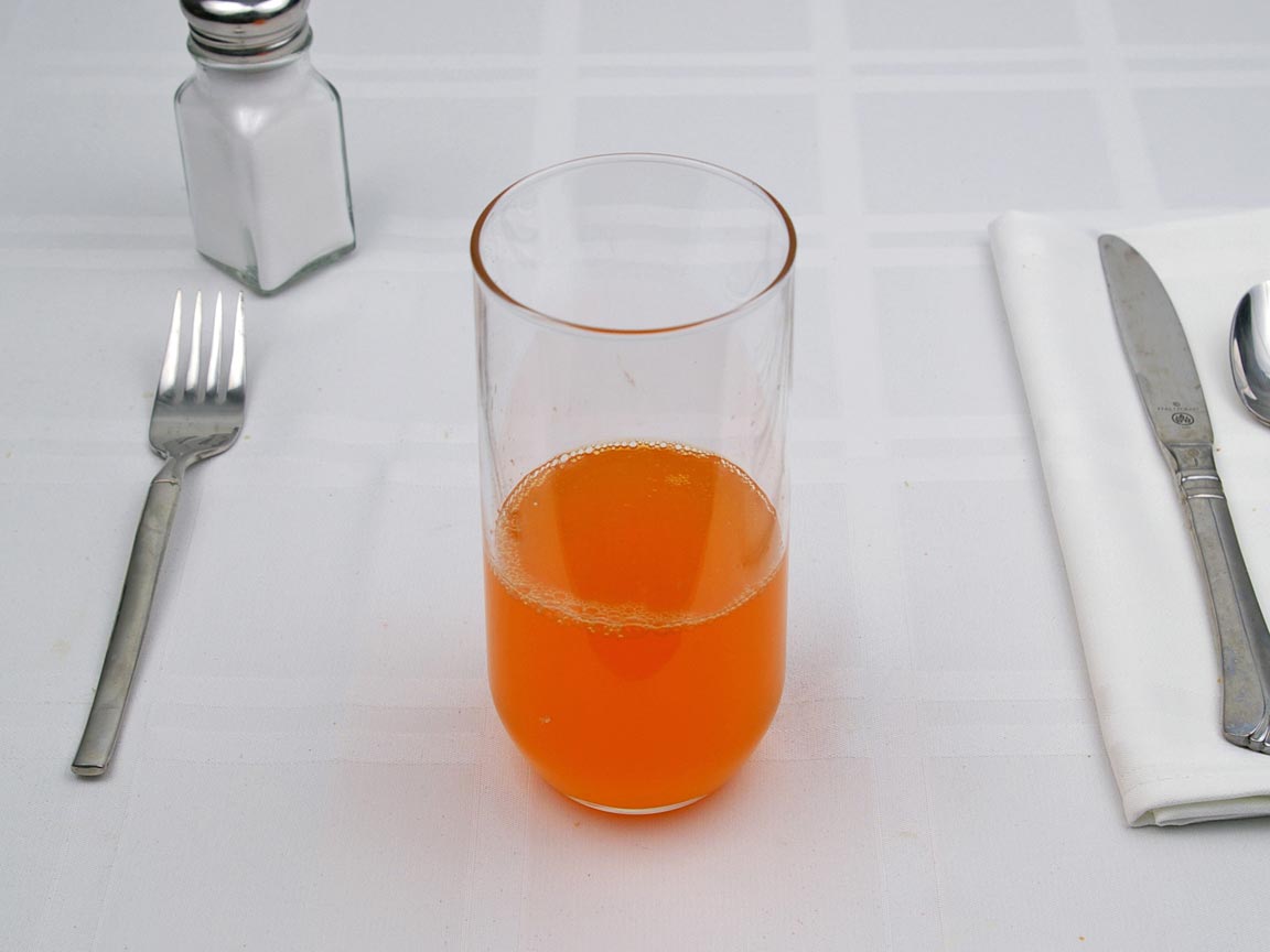 Calories in 7 fl oz(s) of Sunkist Ten - Orange Soda