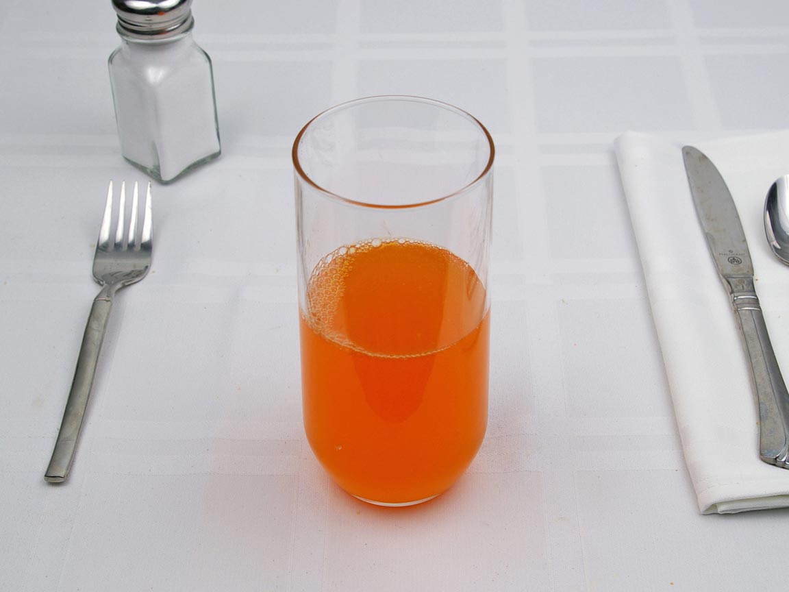 Calories in 9 fl oz(s) of Sunkist Ten - Orange Soda