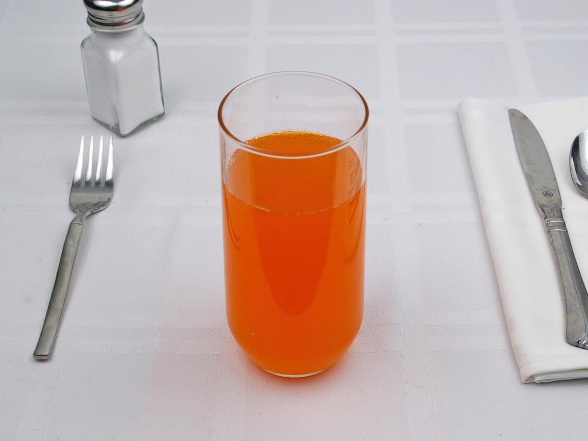 Calories in 13 fl oz(s) of Sunkist Ten - Orange Soda
