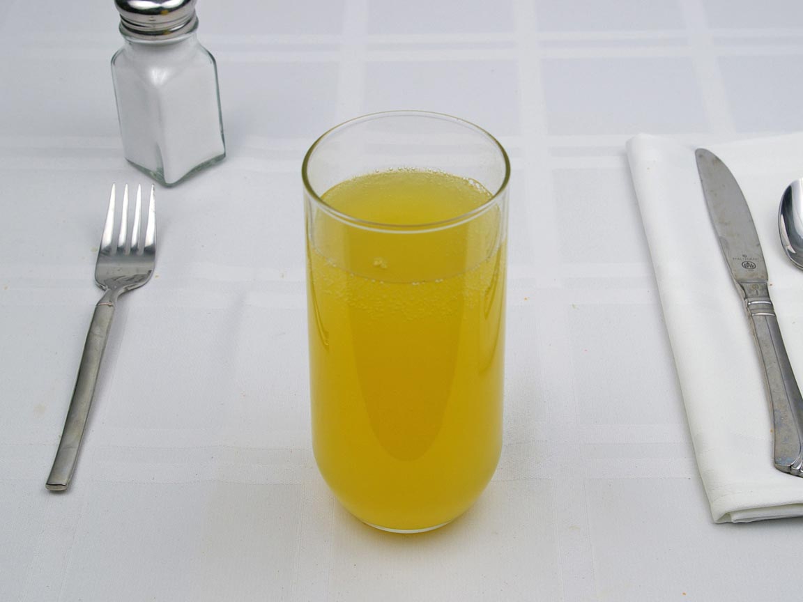 Calories in 15 fl oz(s) of Italian Orange Soda - Orangina