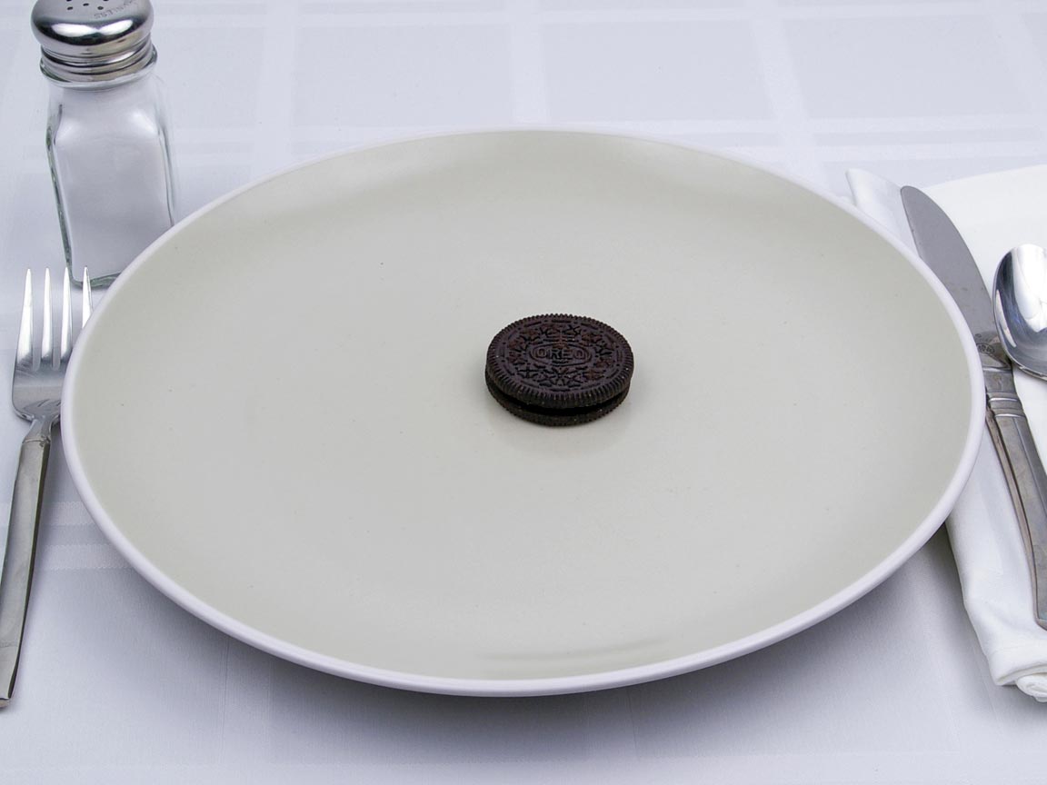 Calories in 1 cookie(s) of Oreo Cookie - Reduced Fat