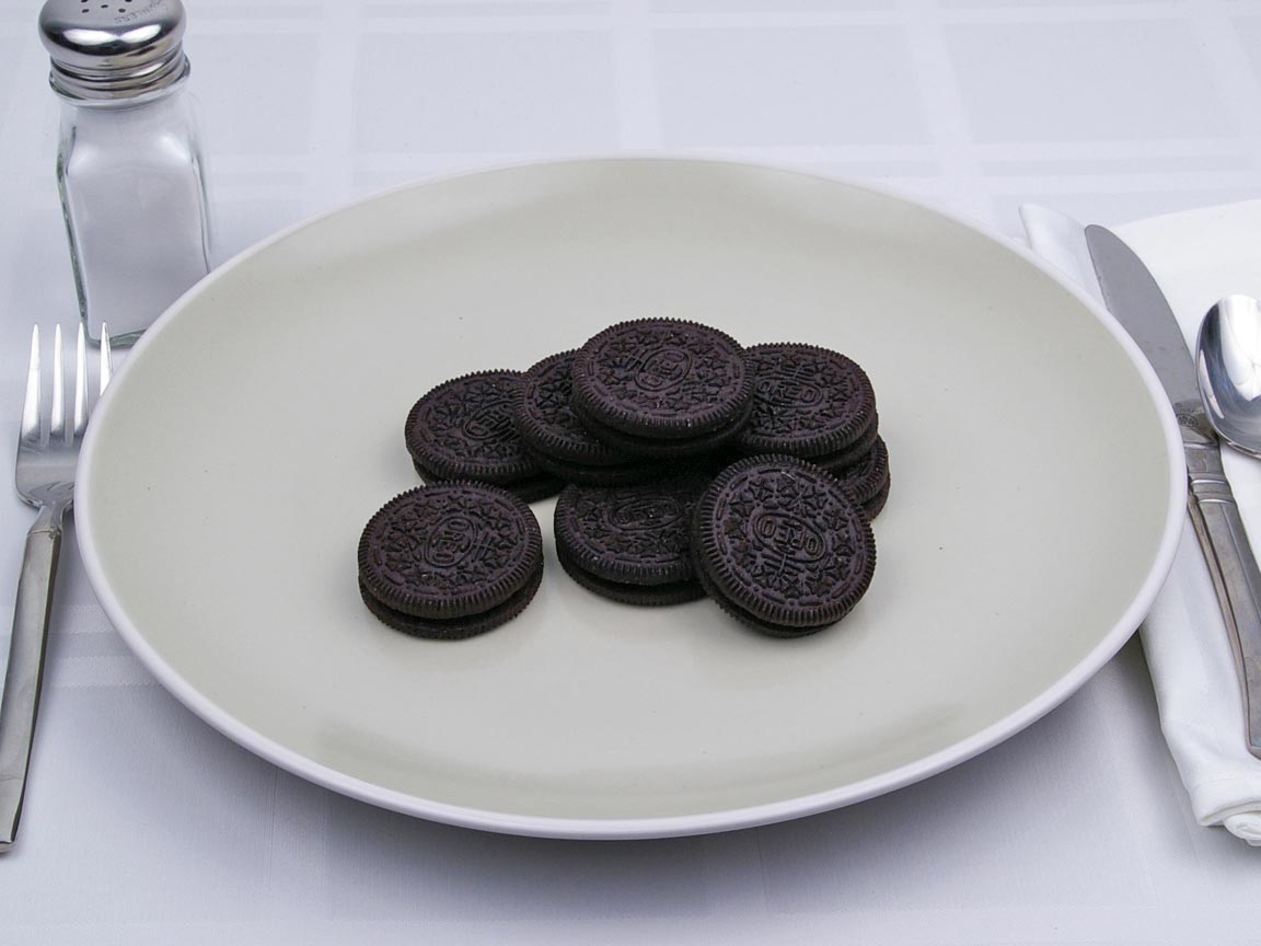 Calories in 9 cookie(s) of Oreo Cookie - Reduced Fat