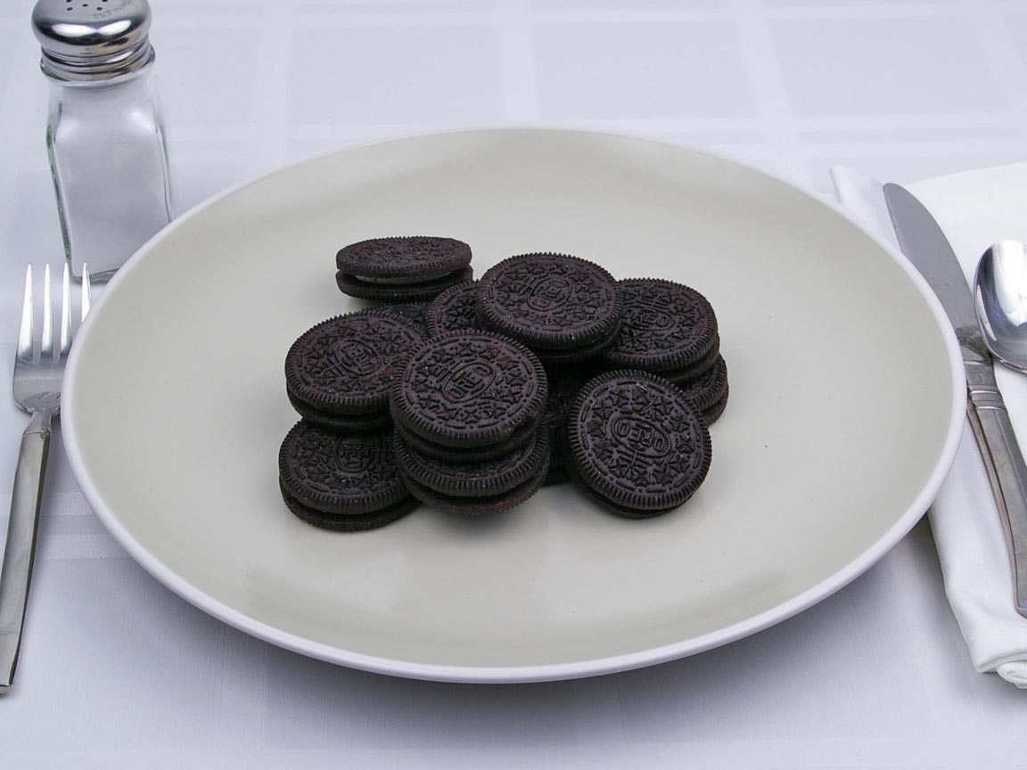 Calories in 13 cookie(s) of Oreo Cookie - Reduced Fat