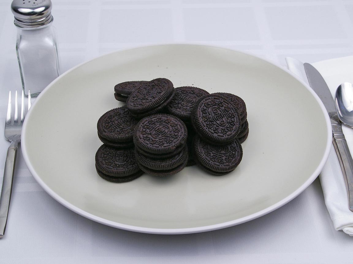 Calories in 15 cookie(s) of Oreo Cookie