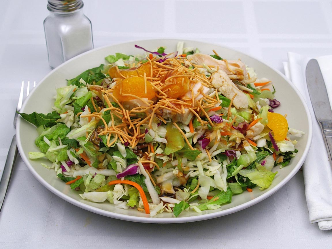 Calories in 1 salad(s) of Asian Chicken Salad - With Dressing