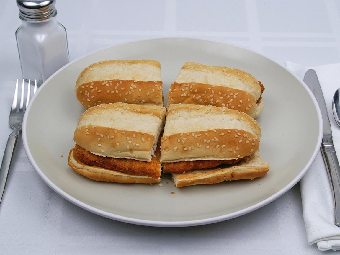 Calories in 2 sandwich(es) of Burger King - Original Chicken Sandwich