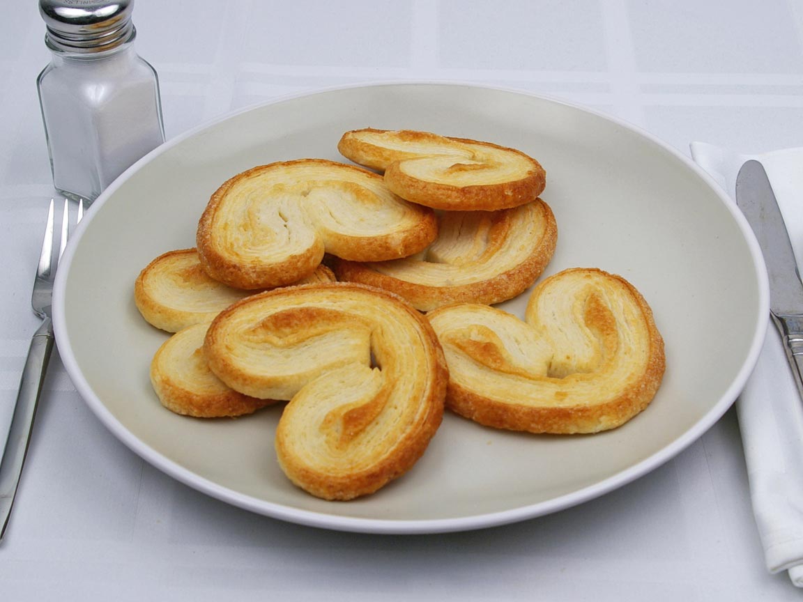 Calories in 6 cookie(s) of Palmier Cookie