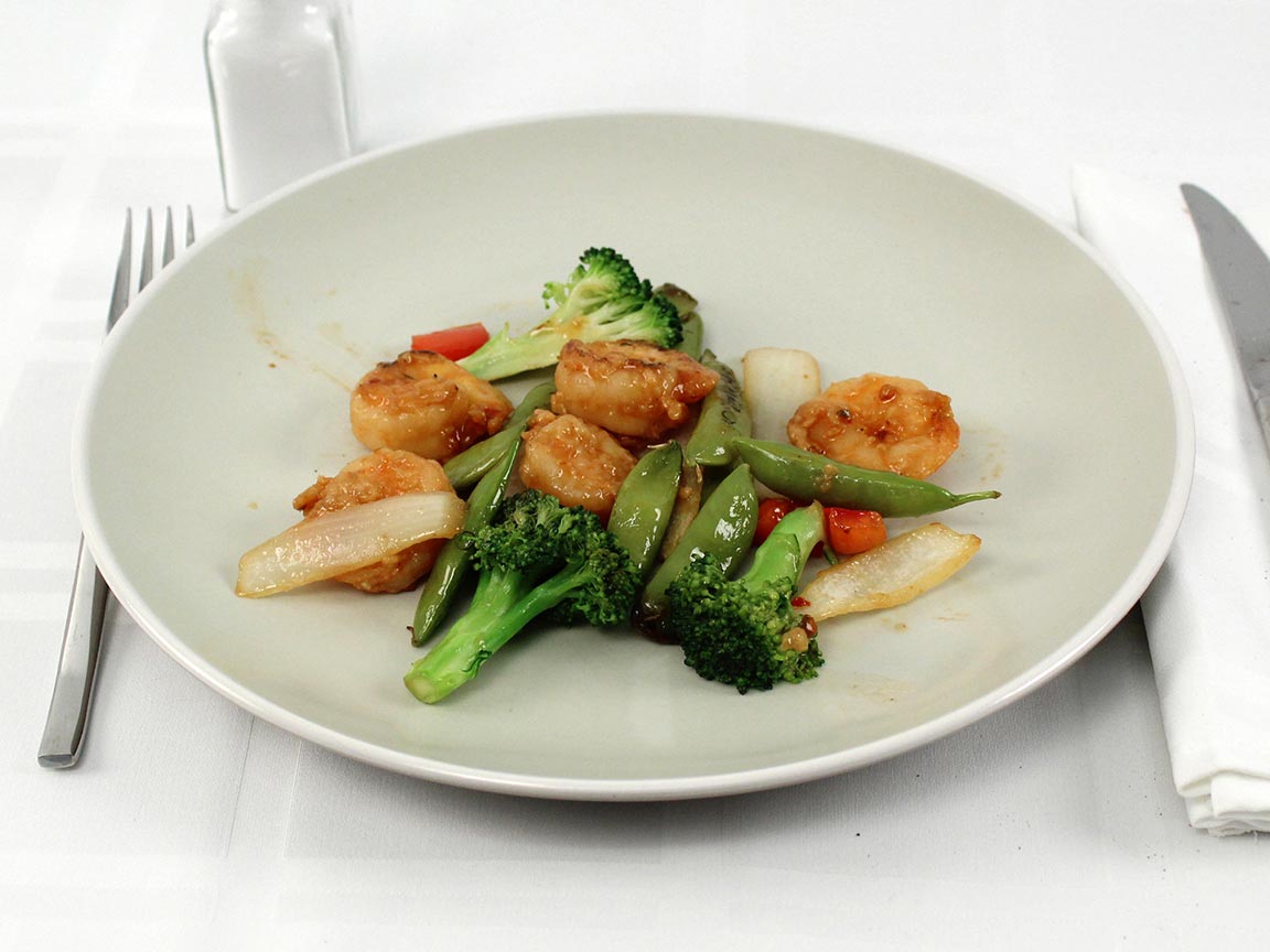 Calories in 141 grams of Panda Express Shrimp Stir Fry