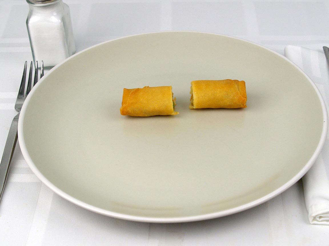 Calories in 1 spring roll(s) of Veggie Spring Roll