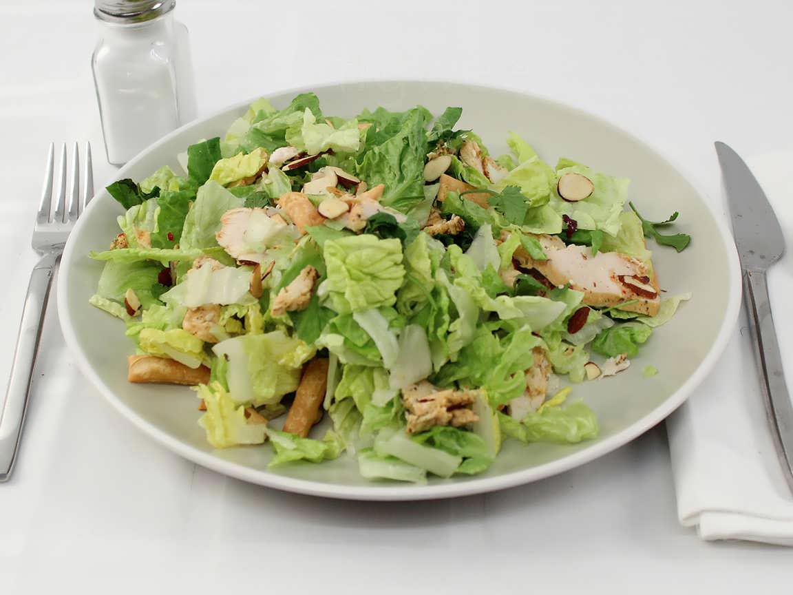 Calories in 1 whole salad(s) of Asian Seasame Chicken Salad - no dressing