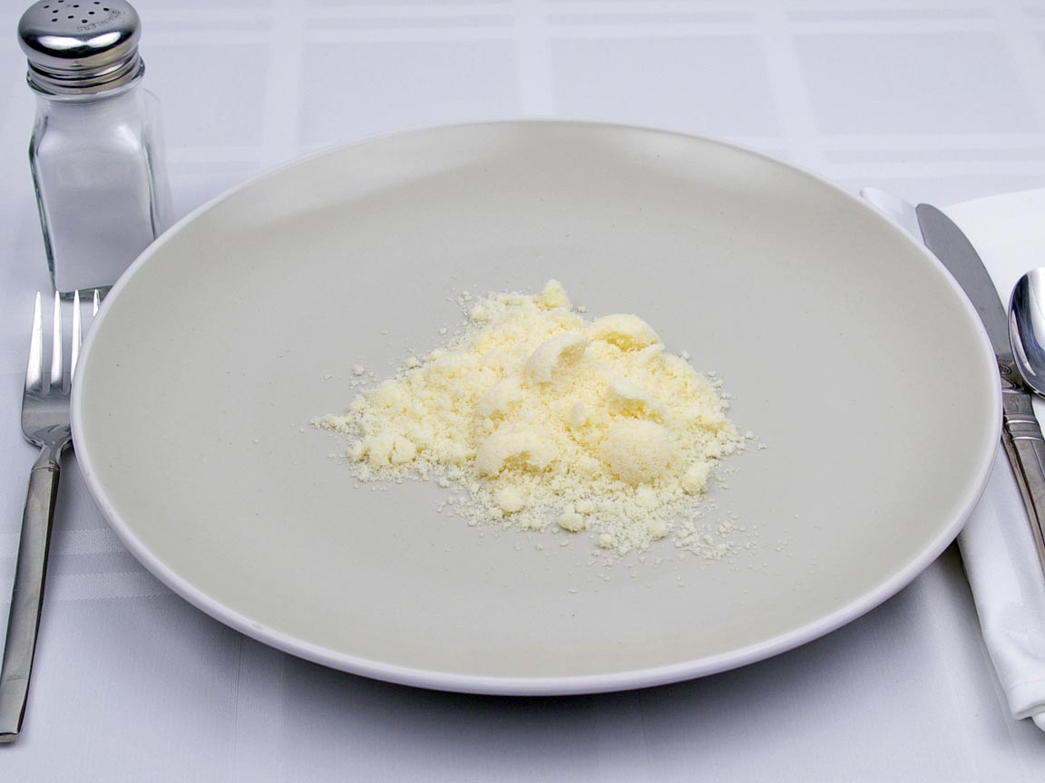 Calories in 6.5 Tbsp(s) of Parmesan Cheese - grated