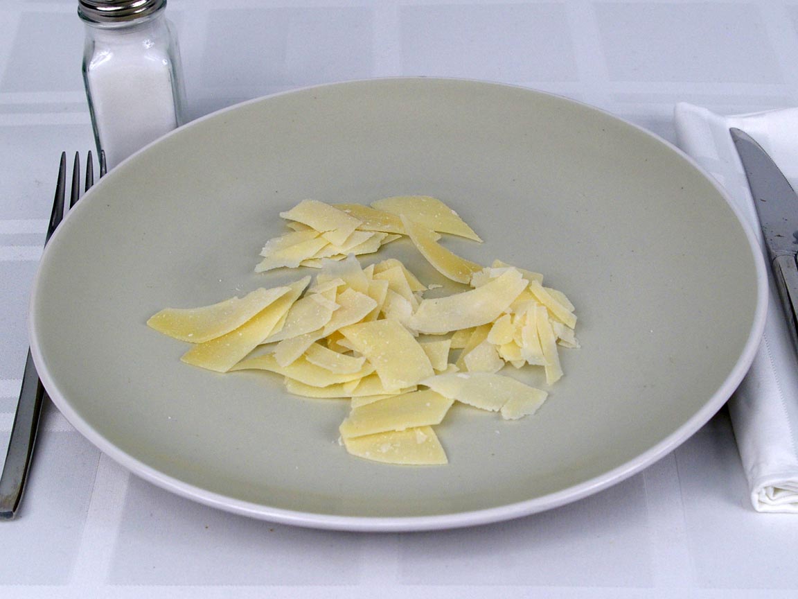 Calories in 5 Tbsp(s) of Shaved Parmesan