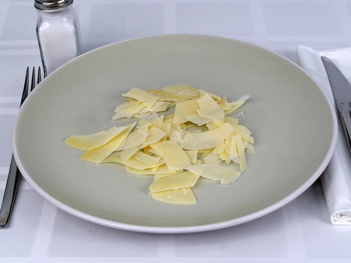 Calories in 6 Tbsp(s) of Shaved Parmesan
