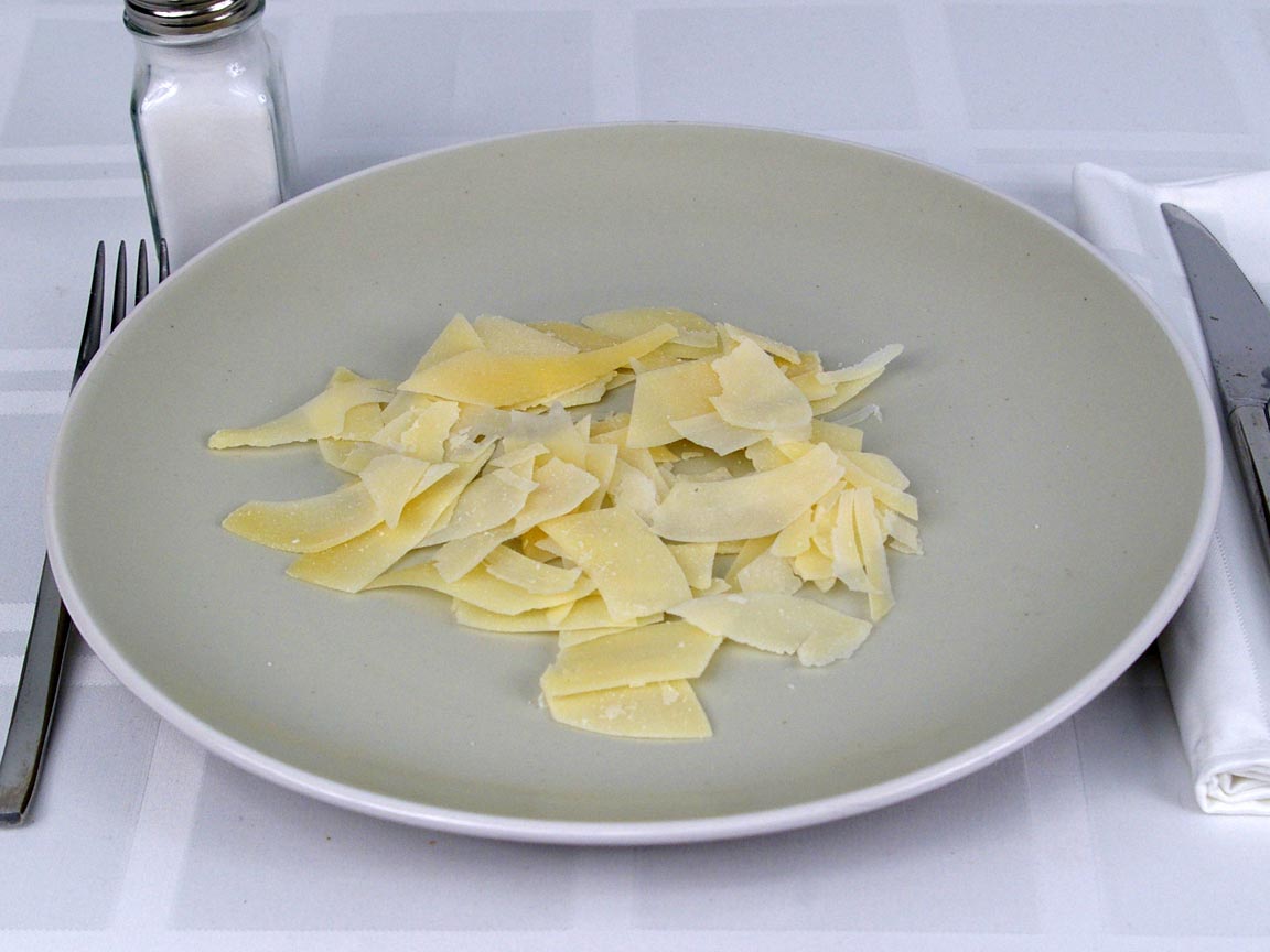 Calories in 7 Tbsp(s) of Shaved Parmesan