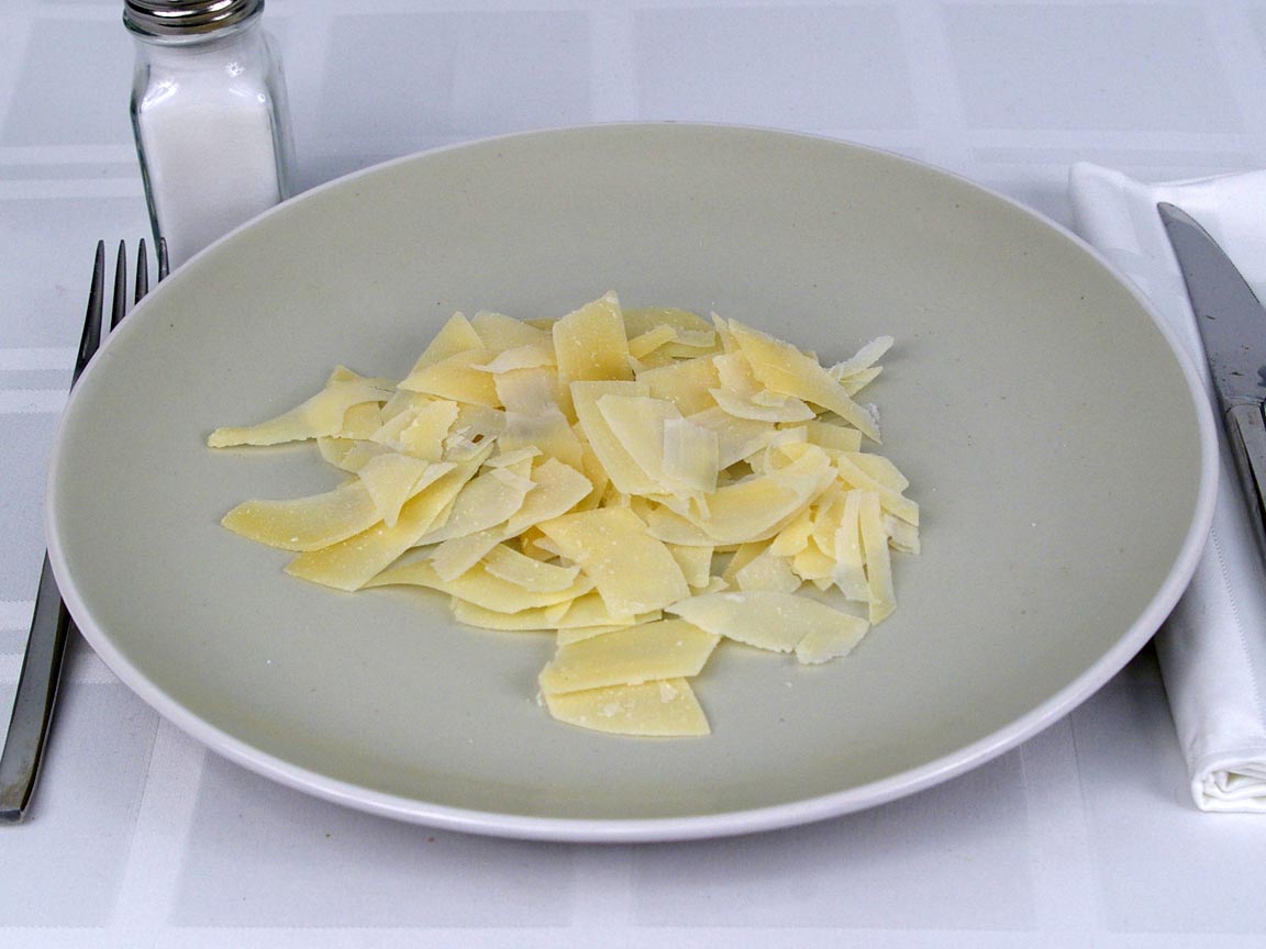 Calories in 8 Tbsp(s) of Shaved Parmesan