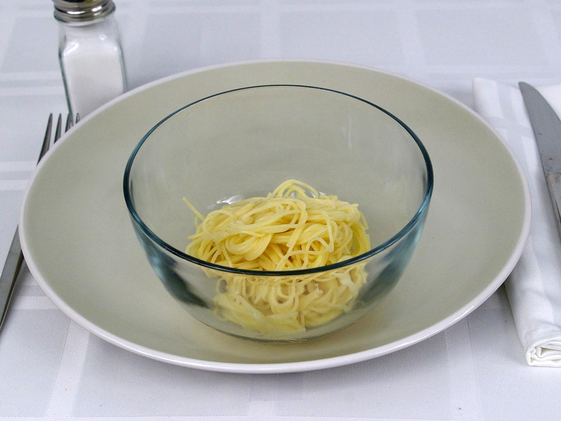 Calories in 85 grams of Angel Hair Pasta - Bowl