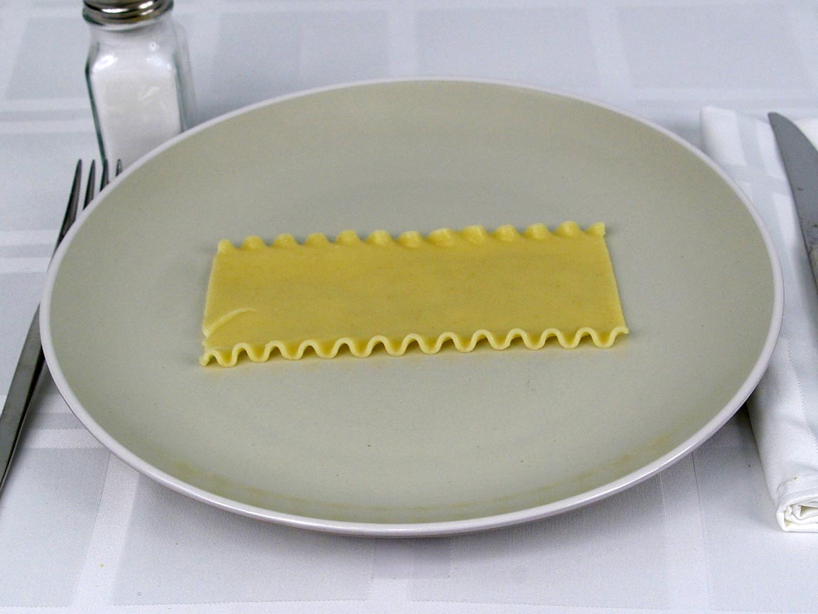 Calories in 28 grams of Lasagna Pasta - Noodles