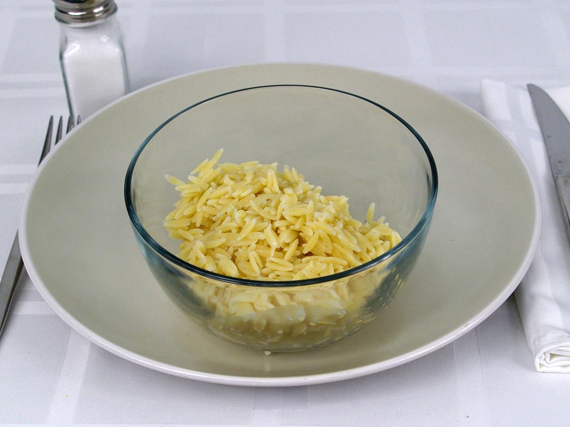 Calories in 198 grams of Orzo Pasta