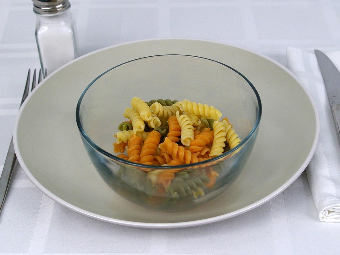 Calories in 113 grams of Rotini Pasta - Rainbow
