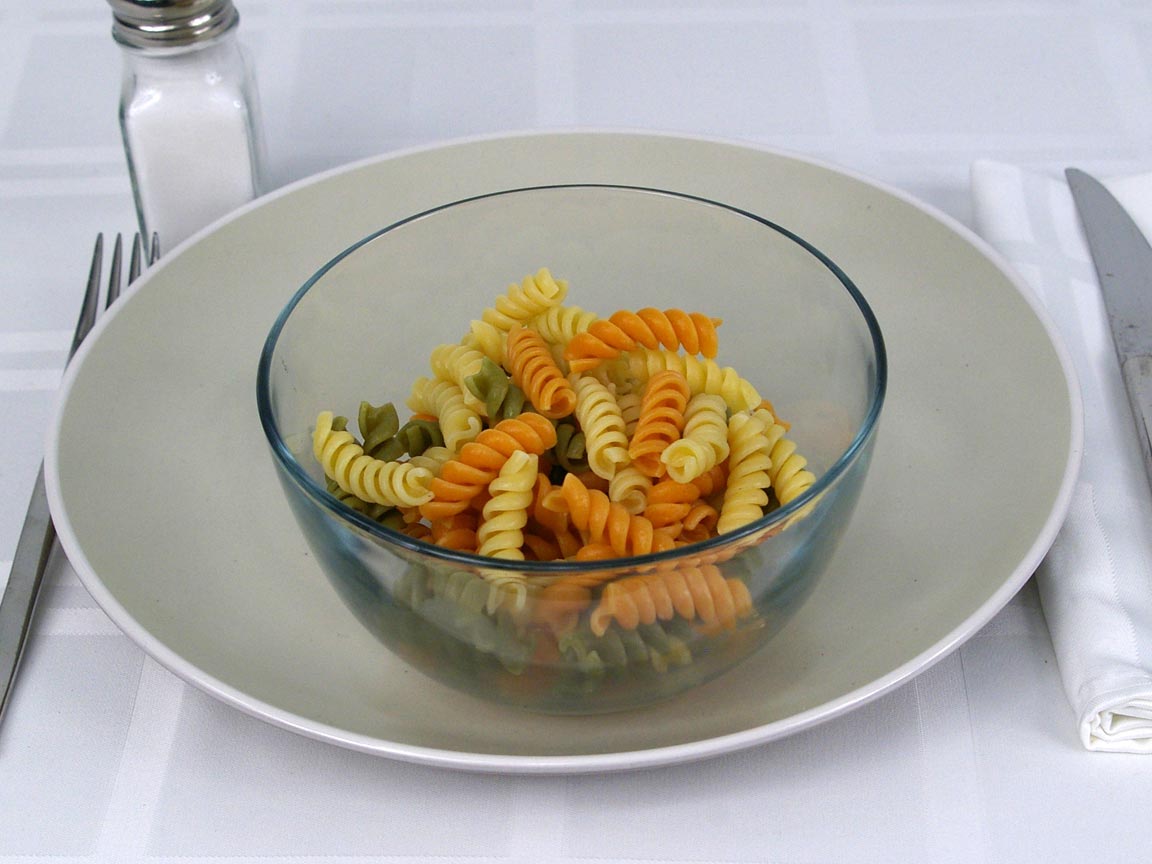 Calories in 141 grams of Rotini Pasta - Rainbow