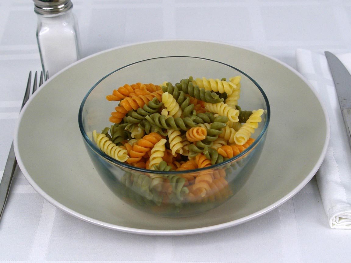 Calories in 198 grams of Rotini Pasta - Rainbow