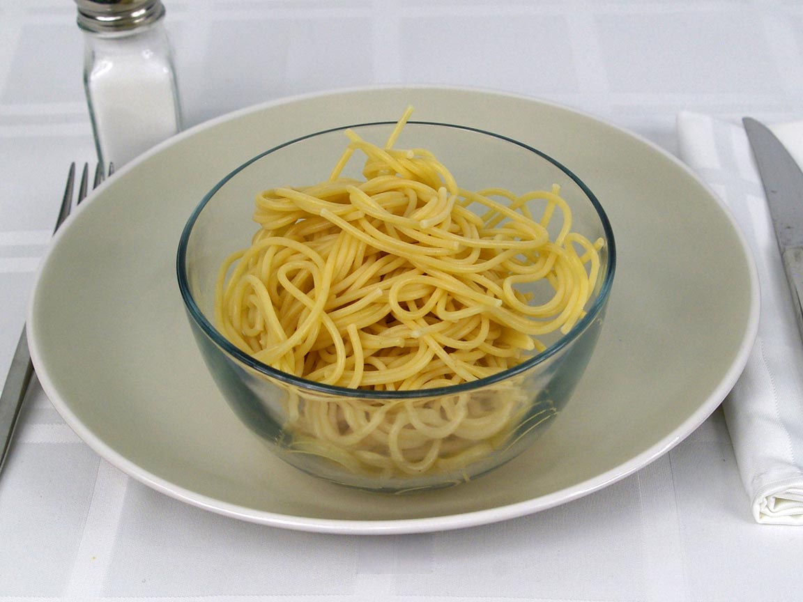 Calories in 198 grams of Spaghetti Pasta