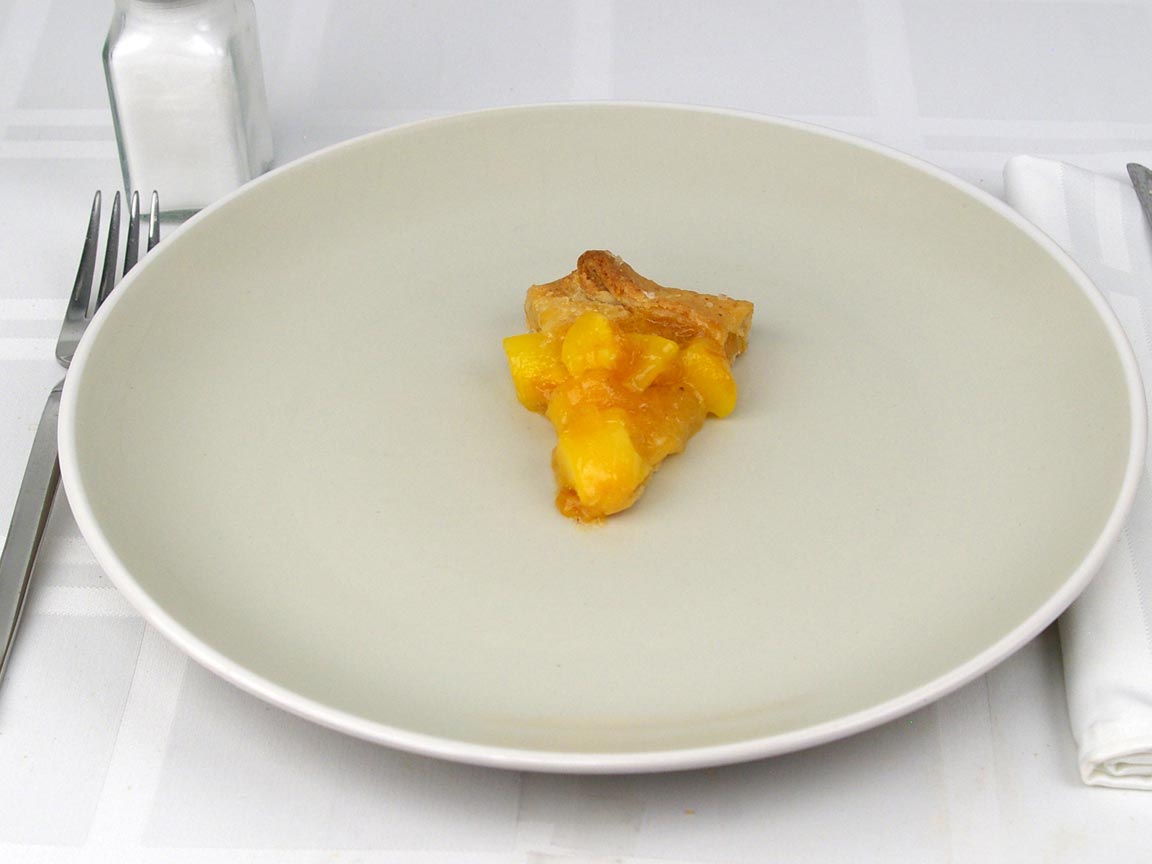 Calories in 1 piece(s) of Peach Tart