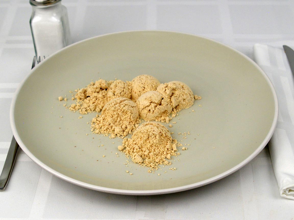 Calories in 6 Tbsp(s) of Peanut Butter - Powder