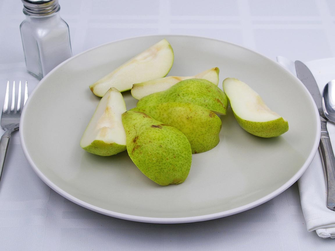 Calories in 1.75 fruit(s) of Pear - Green Anjou