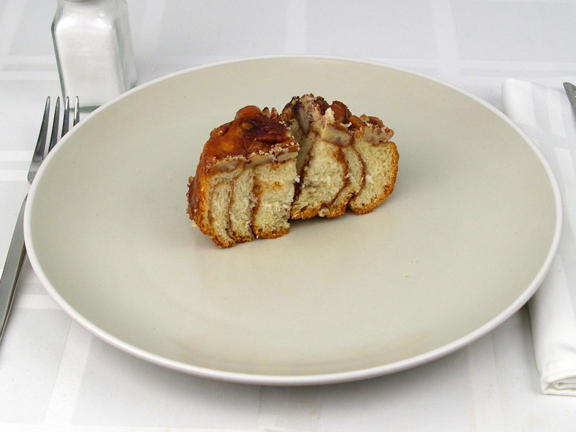 Calories in 0.5 roll(s) of Pecan Roll
